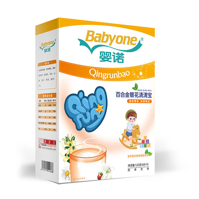 百合金银花清清宝清火宝清润植物配方爱上喝水不怕上火奶粉伴侣