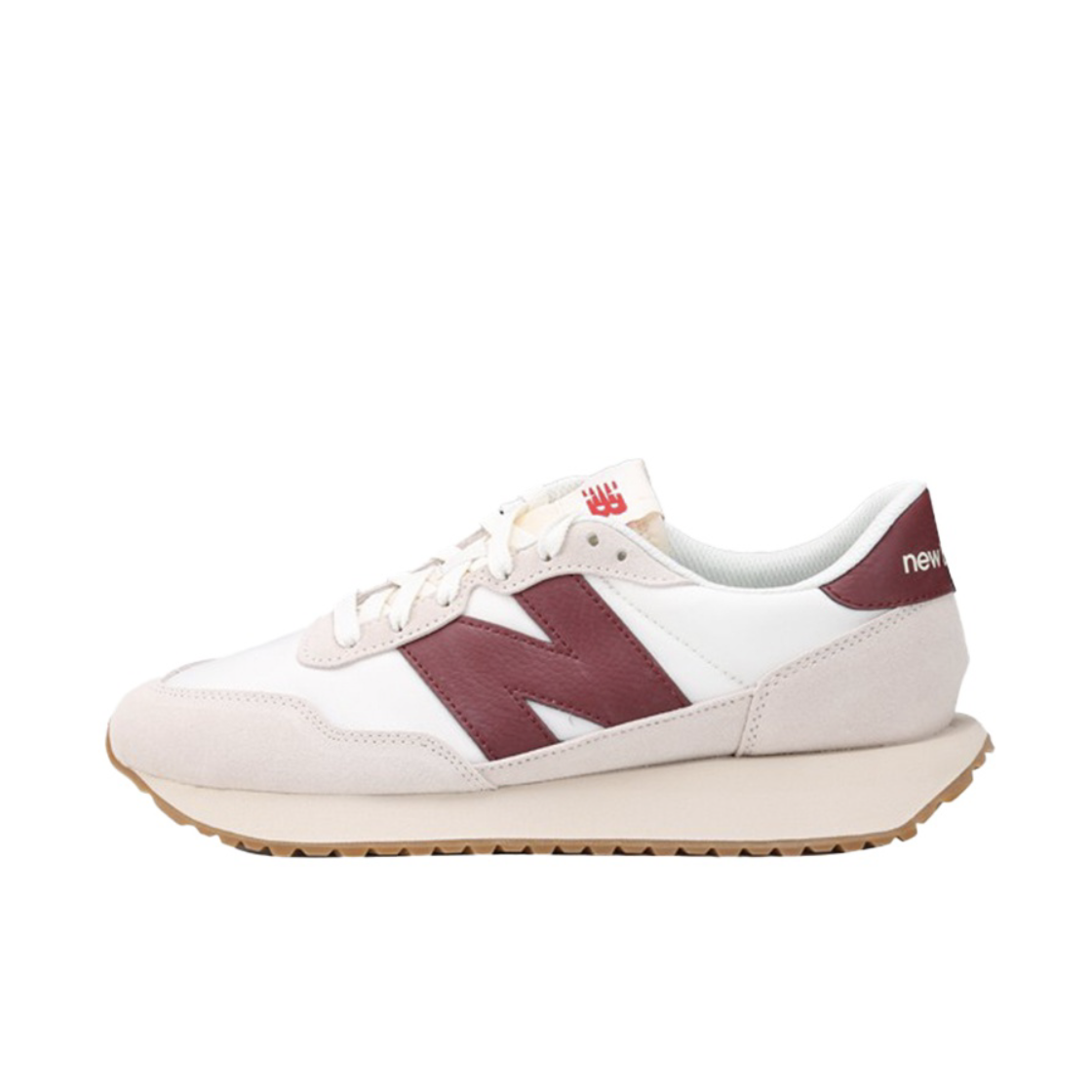 NEW BALANCE NB237白灰 情侣男女复古运动休闲鞋跑鞋MS237RCS - 图3