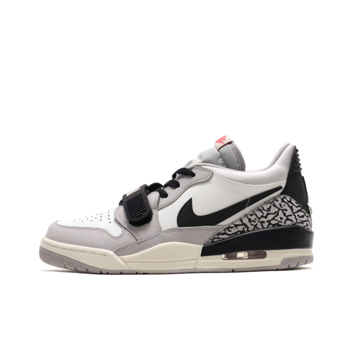 Air Jordan Legacy 312Low三合一 白灰爆裂纹篮球鞋CD7069 HF0746 - 图3