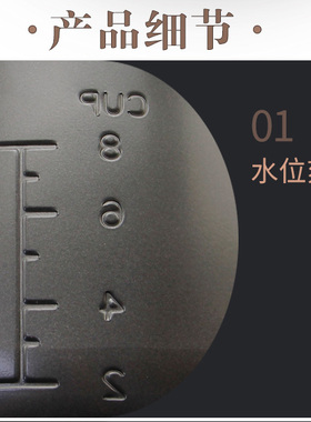 适配美的电压力锅内胆4L/升W12PCH402E/PCS4031/12CS402A不粘内锅