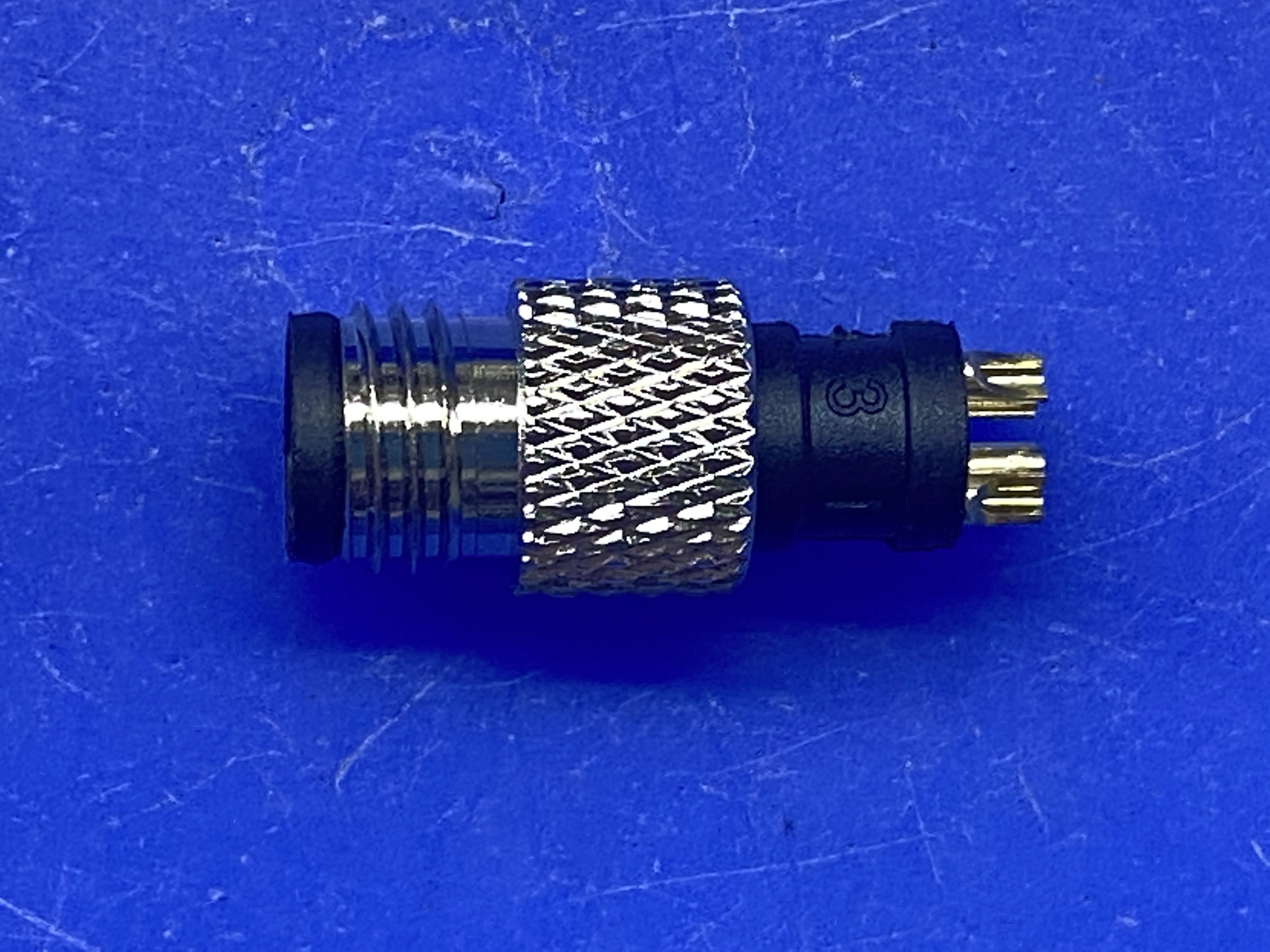 厂家供应M8-4P防水公母头 信号线防水插头 M8汽车圆型连接器 - 图0