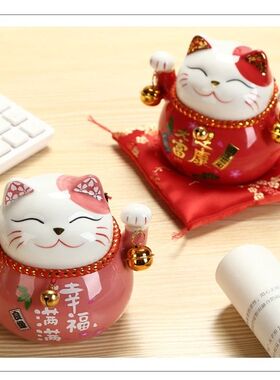 招财猫摆件创意大小号陶
