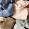 Layered artifact/casual hooded cardigan vest for women