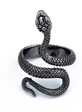 蛇戒指复古灵蛇戒指欧美速卖通男