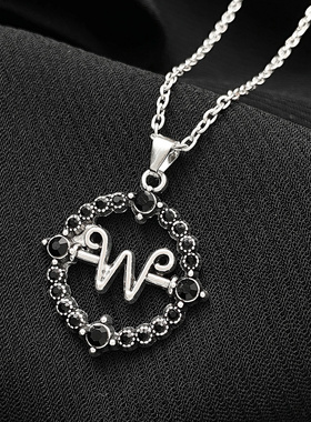 跨境热卖星期三项链男女款时尚镂