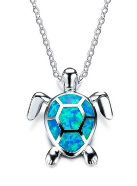 欧美游泳海洋之心小乌龟可爱流行