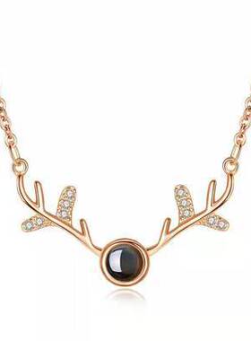 100种语言我爱你项链抖音同款爱