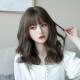 Girls' full head realistic shoulder and collarbone wig