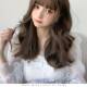 Wig for women with clavicle, natural round face, pear blossom