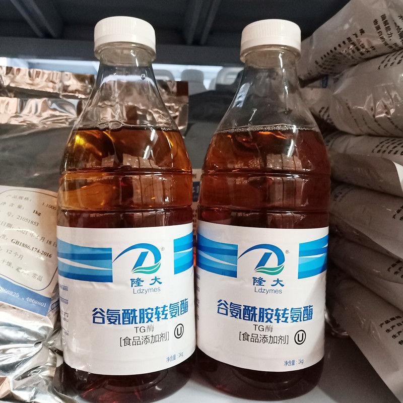 TG酶隆达液体谷氨酰胺转氨酶千页豆腐鱼丸牛肉丸肉制品添加剂增筋 - 图0