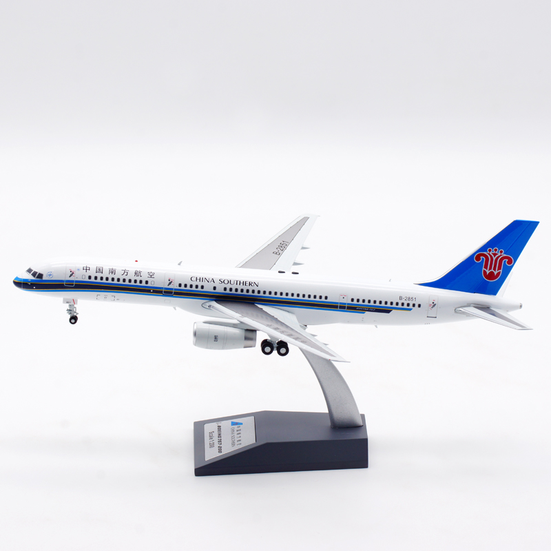 中国南方航空Aviation 1:200飞机模型合金波音B757-200 B-2851 - 图0