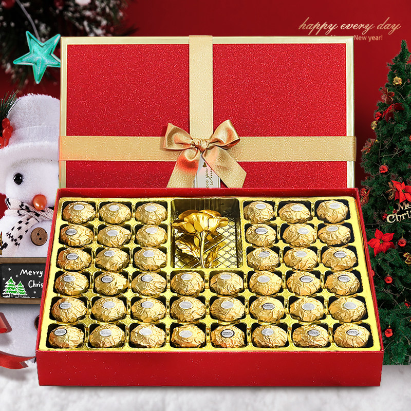 进口费列罗巧克力礼盒费力罗送女朋友闺蜜高档生日零食圣诞节礼物