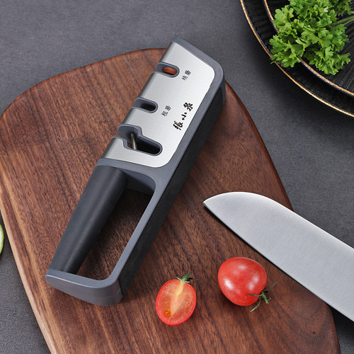 张小泉多功能磨刀神器 磨刀石快速磨刀器手动 家用菜刀厨房易磨刀 - 图1