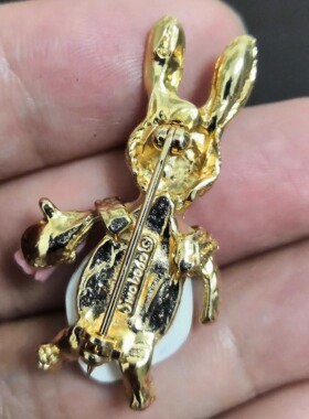 胸针swoboda珍珠天然材质中古