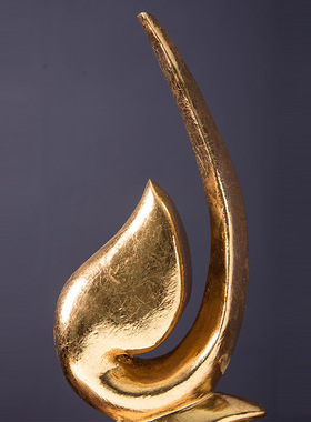 东南亚风格金色实木雕刻工艺品