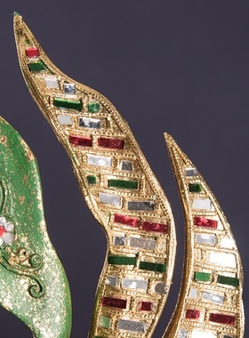 木雕芭蕉叶子创意室内软装饰品