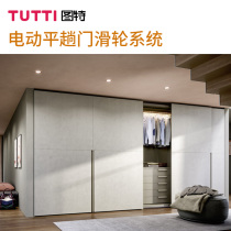 Tutewardrobe Bus transfer door track Sliding Door Upper And Lower Rail Five Gold Accessories Full Set Pulley Rail Slide T803