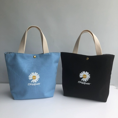 Портативная маленькая небольшая сумка для отдыха, барсетка, льняная сумка, тканевый мешок для школьников, ланч-бокс, сумка для еды