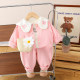 Baby girl fashionable baby child cardigan three-piece fashion