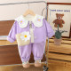 Baby girl fashionable baby child cardigan three-piece fashion