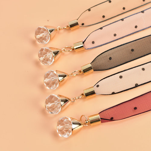 春夏新品女士打结细腰带百搭波点装饰连衣裙腰链时尚雪纺衬衫腰绳 - 图2