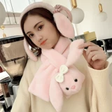 Демисезонная шапка, удерживающий тепло шарф, перчатки, детский милый комплект, 3 предмета, семейный стиль