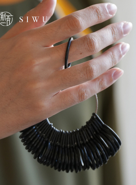 港码戒指圈号测量工具戒指尺码测量环塑料圈