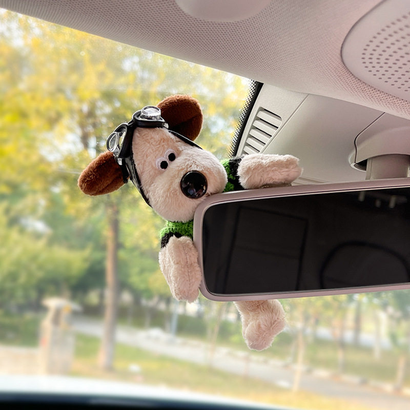 可爱修狗后视镜摆件趴趴公仔汽车装饰中控屏幕车载玩偶车内饰品女,淘宝优惠券,粉丝福利购,淘宝优惠卷