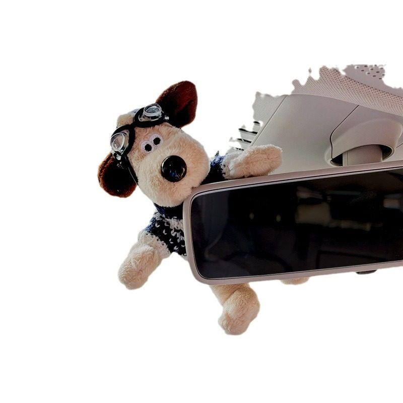 可爱修狗后视镜摆件趴趴公仔汽车装饰中控屏幕车载玩偶车内饰品女,淘宝优惠券,粉丝福利购,淘宝优惠卷
