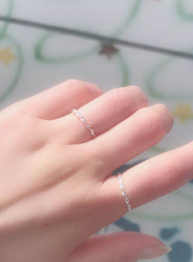 指环测试推荐百搭胖手粗手指尾戒