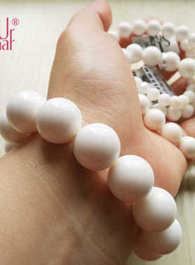 女款天然手链深海白贝壳时尚白色