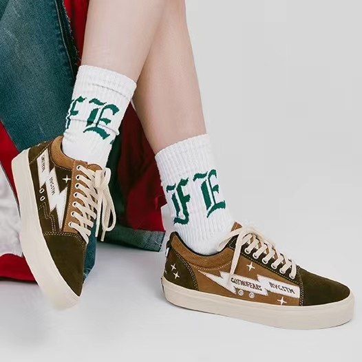 REVENGE X STORM复仇风暴Gotnofears联名滑板GNF闪电鞋男帆布鞋女,淘宝优惠券,粉丝福利购,淘宝优惠卷