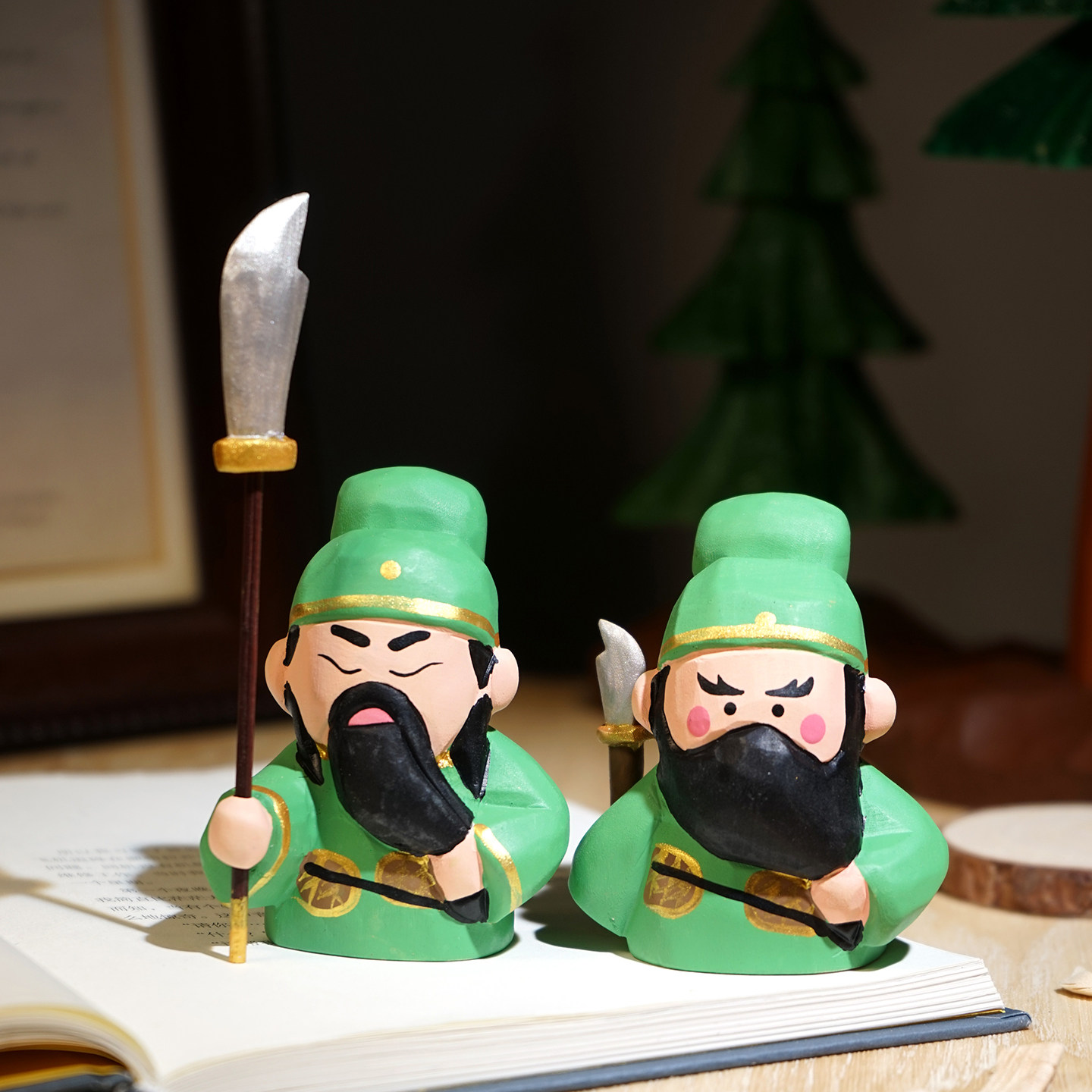 “关关难过关关过”手工木雕小摆件关公武财神关羽桌面新年装饰品,淘宝优惠券,粉丝福利购,淘宝优惠卷