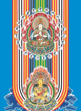 大日如来客厅是善住镇宅吉祥画