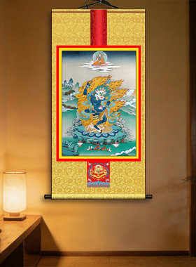 狮面佛母空行母佛唐卡挂画客厅