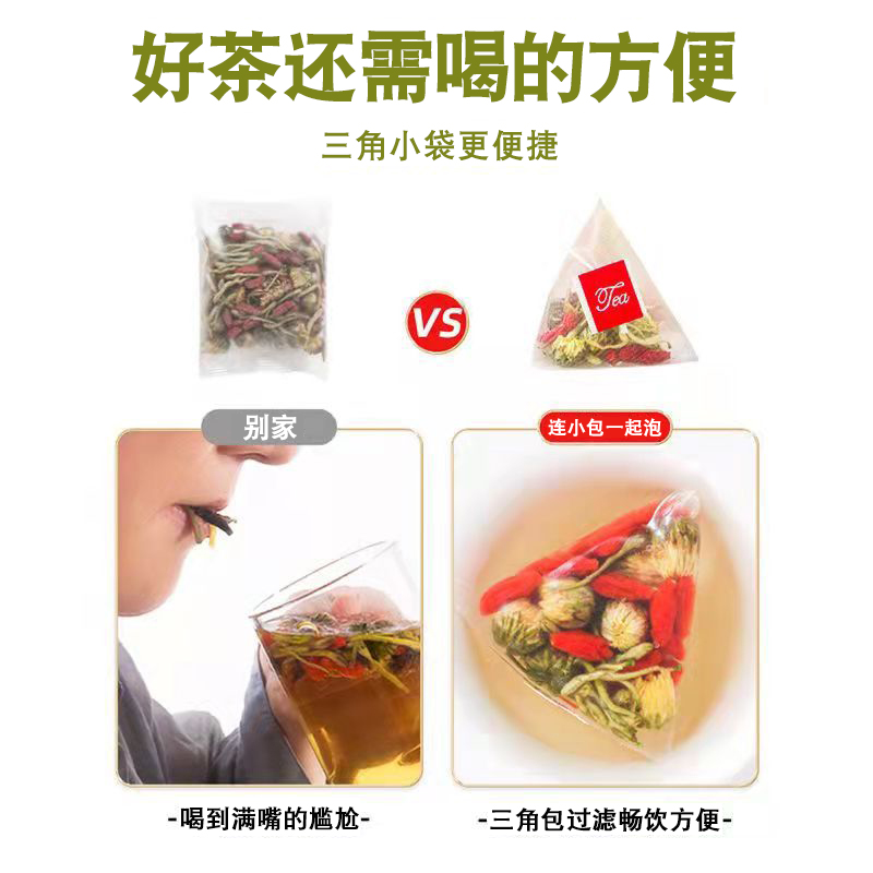 金银花菊花枸杞茶包胎菊正品广东凉茶泡水花草茶夏季组合小包装女-图1