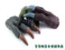 Jurassic Dinosaur Claw Model Găng tay đồ chơi Tyrannosaurus Rex Dragon Tay rối mô phỏng Khủng long mềm - Đồ chơi gia đình búp bê giấy Đồ chơi gia đình