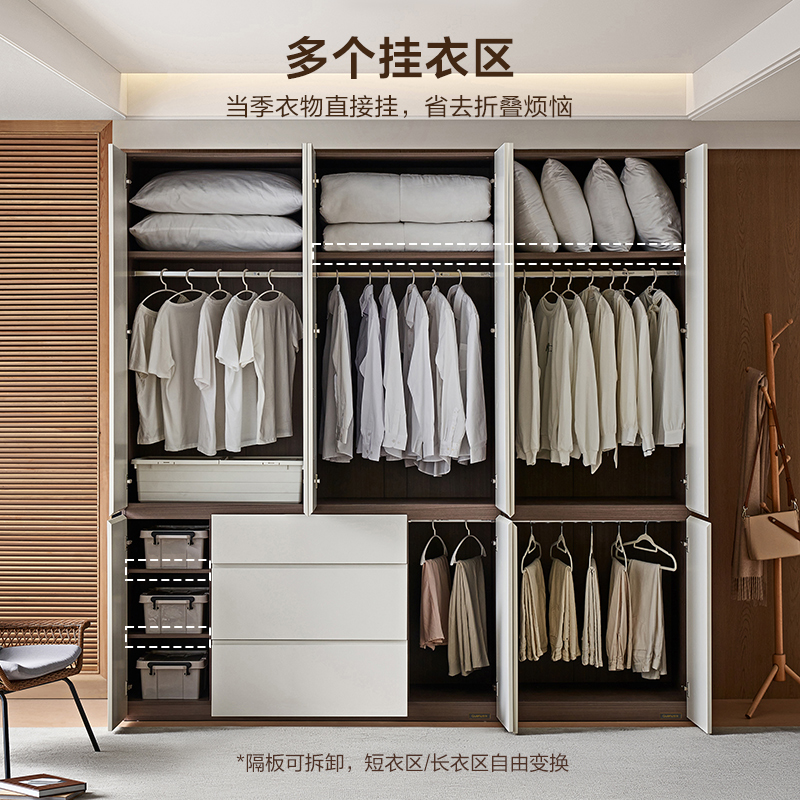 政府补贴全友家居现代简约落地衣柜新款卧室家用成品收纳大衣橱,淘宝优惠券,粉丝福利购,淘宝优惠卷