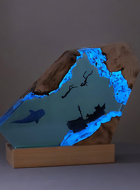 家居饰品卧室办公室桌面沉船