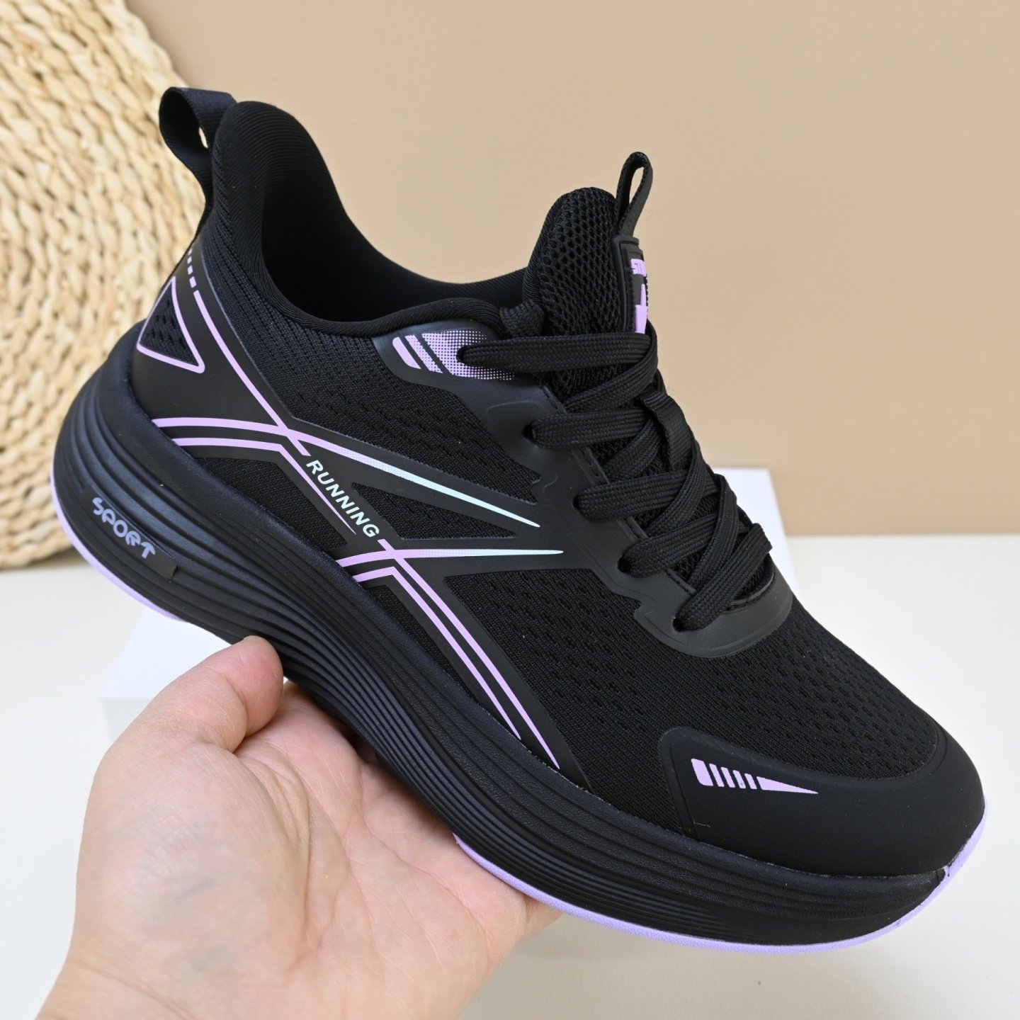 26春秋老北京飞织爆米花超轻软底厚底健步时尚圆头休闲运动女单鞋,淘宝优惠券,粉丝福利购,淘宝优惠卷