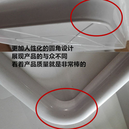 长方形花盆托盘花盆底座座垫托盘花盘托盘长托盘花盆托家用拖盘 - 图1