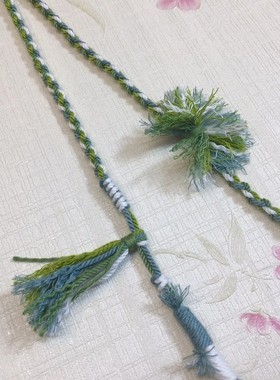 豪华藏式手工吊坠编织棉线棉绳挂绳唐卡天珠项链佛牌蜜蜡民族风