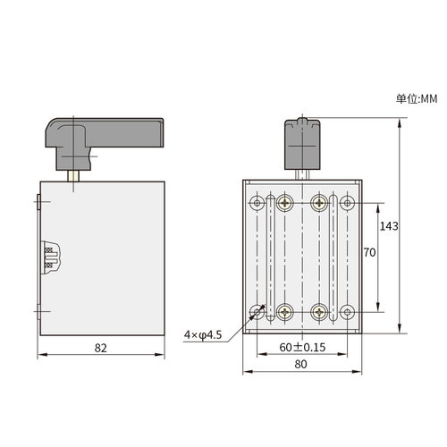 正泰倒顺开关HY2-8三相单相电机和面机正反转转换开关380v 220v - 图0