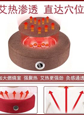 艾灸盒坐熏蒸仪器蒲团坐灸凳子家用随身灸臀部宫寒祛湿艾灸