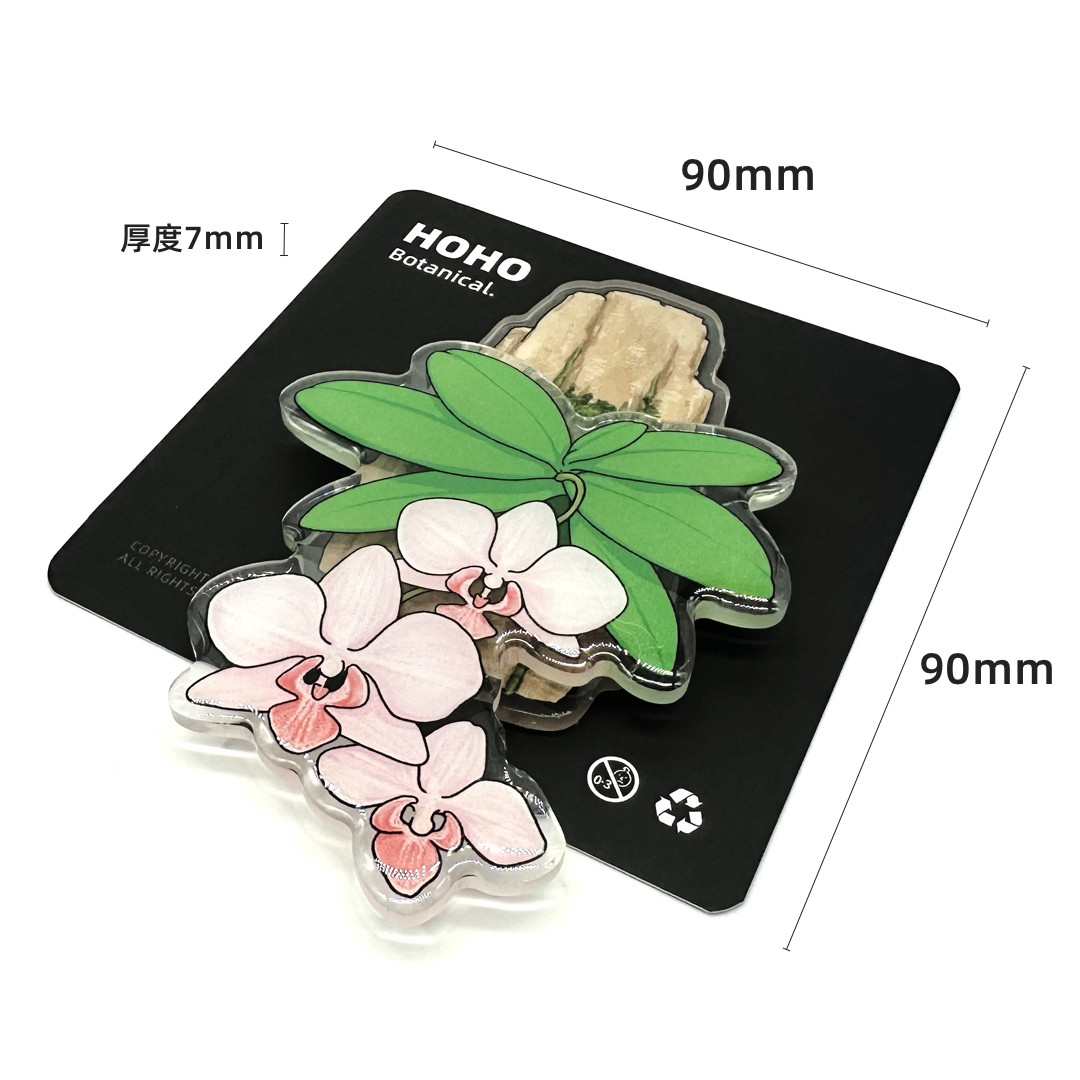 HOHO原创·蝴蝶兰冰箱贴热带绿植磁吸冰箱贴亚克力花卉家居磁贴,淘宝优惠券,粉丝福利购,淘宝优惠卷