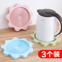 Heating Kettle Pad Anti-Leak Tray Home Heating Bottle Cushion Anti-Dirt Insulation Hot Water Bottle Cups Cushion Heat Insulation Mat 3 clothes