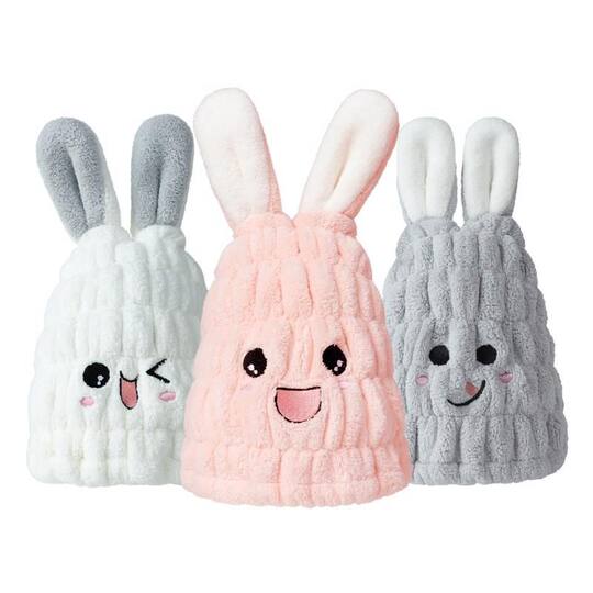 Children's hair drying cap for girls, cute, super absorbent and quick drying
