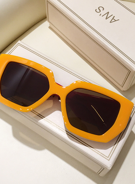 宽腿大脸显瘦绿红灰色太阳镜