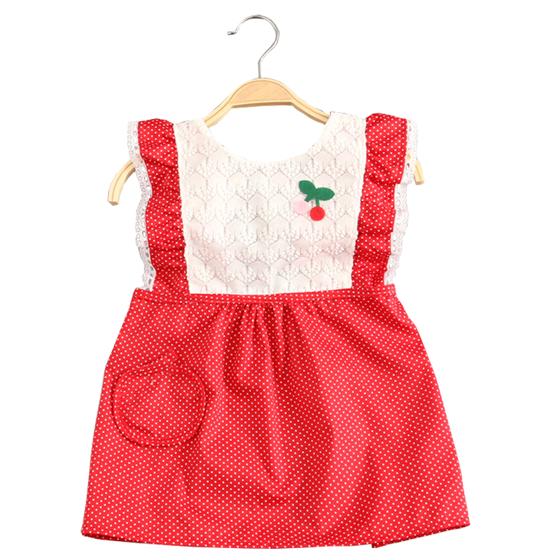 Baby girl apron children's smock princess waterproof bib