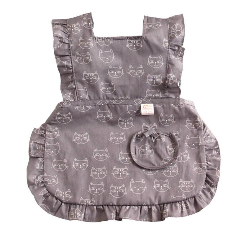 花猫小兔宝宝罩衣防水儿童围裙外穿纯棉无袖新款婴儿吃饭小孩围兜,淘宝优惠券,粉丝福利购,淘宝优惠卷